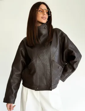 Женская кожаная куртка - фото 6