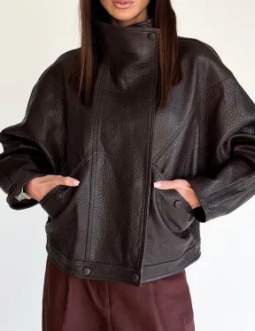 Женская кожаная куртка