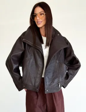 Женская кожаная куртка