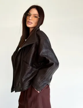 Женская кожаная куртка