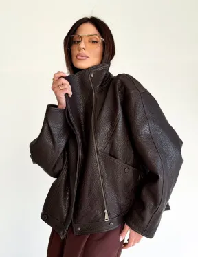 Женская кожаная куртка
