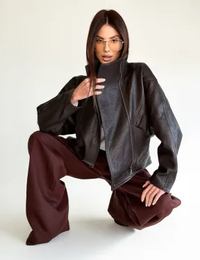 Женская кожаная куртка