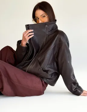 Женская кожаная куртка