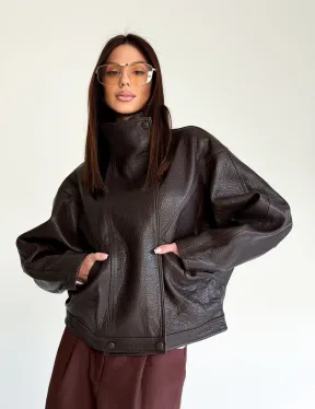 Женская кожаная куртка