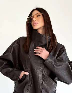 Женская кожаная куртка