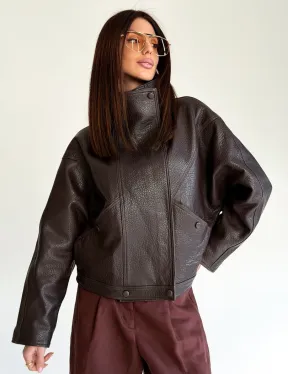 Женская кожаная куртка