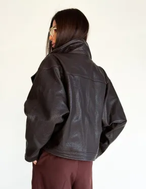 Женская кожаная куртка