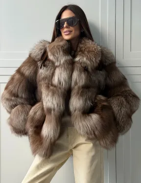 Полушубок из финской лисы