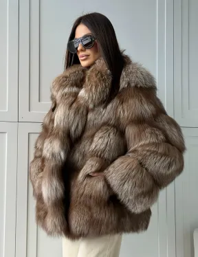 Полушубок из финской лисы