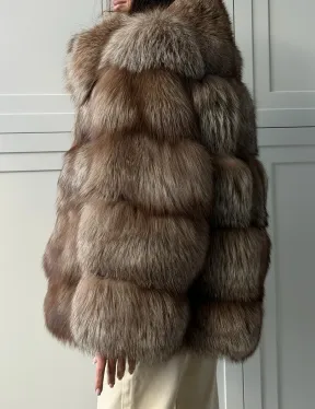 Полушубок из финской лисы