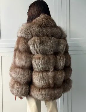 Полушубок из финской лисы