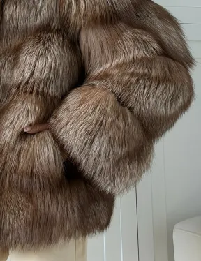 Полушубок из финской лисы