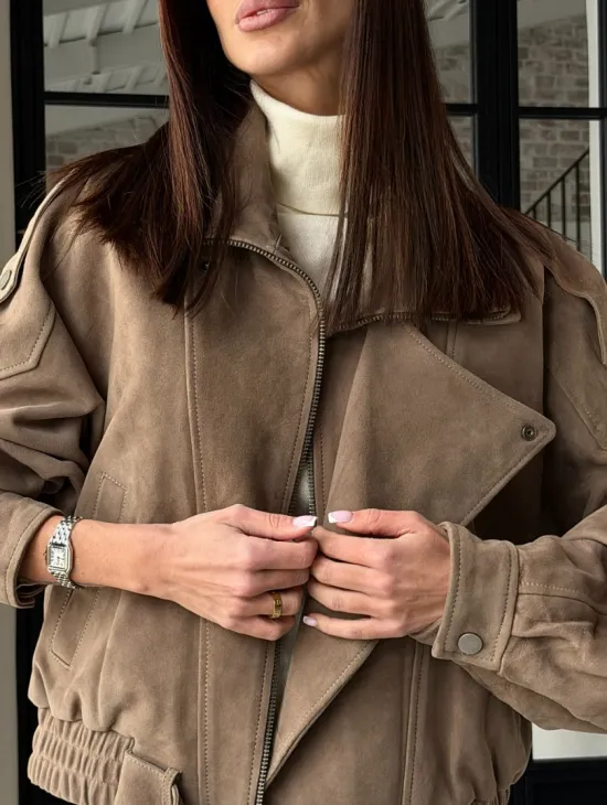 Куртка - бомбер весенняя оверсайз