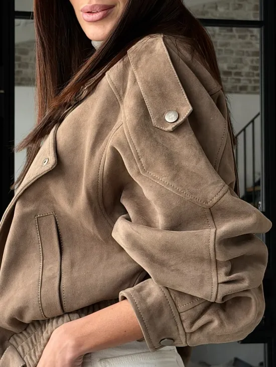 Куртка - бомбер весенняя оверсайз