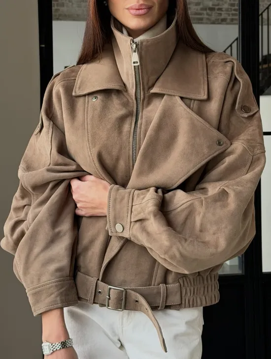 Куртка - бомбер весенняя оверсайз