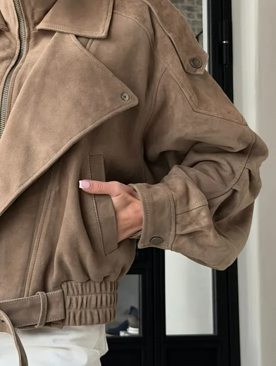 Куртка - бомбер весенняя оверсайз