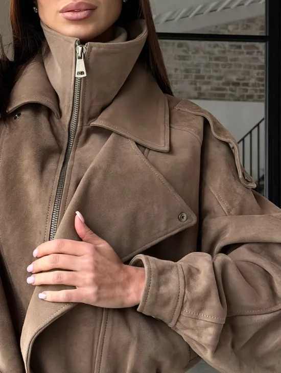 Куртка - бомбер весенняя оверсайз