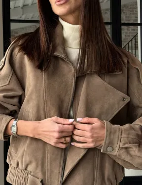 Куртка - бомбер весенняя оверсайз