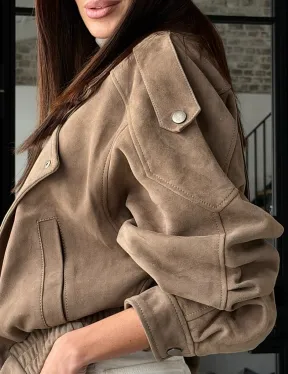 Куртка - бомбер весенняя оверсайз