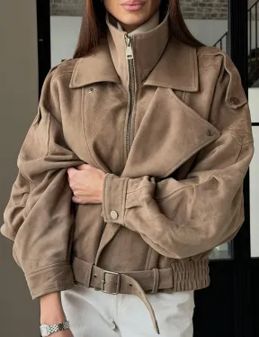 Куртка - бомбер весенняя оверсайз