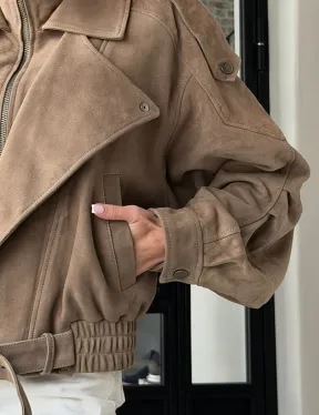 Куртка - бомбер весенняя оверсайз