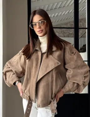 Куртка - бомбер весенняя оверсайз