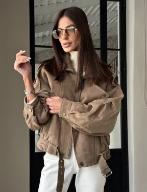 Куртка - бомбер весенняя оверсайз