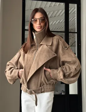 Куртка - бомбер весенняя оверсайз