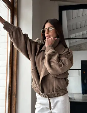 Куртка - бомбер весенняя оверсайз