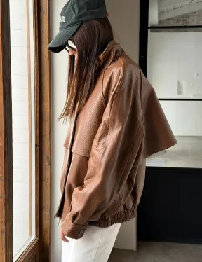 Стильная кожаная куртка