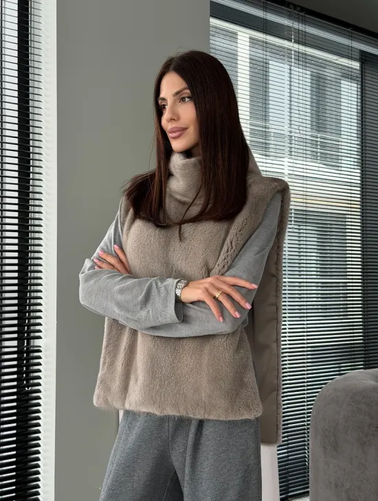 Норковая манишка «весна 2026» - фото 11