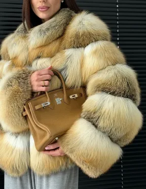 Полушубок из лисы - фото 3