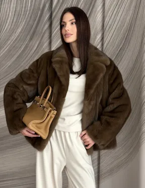 Жакет норковый под соболь - фото 5